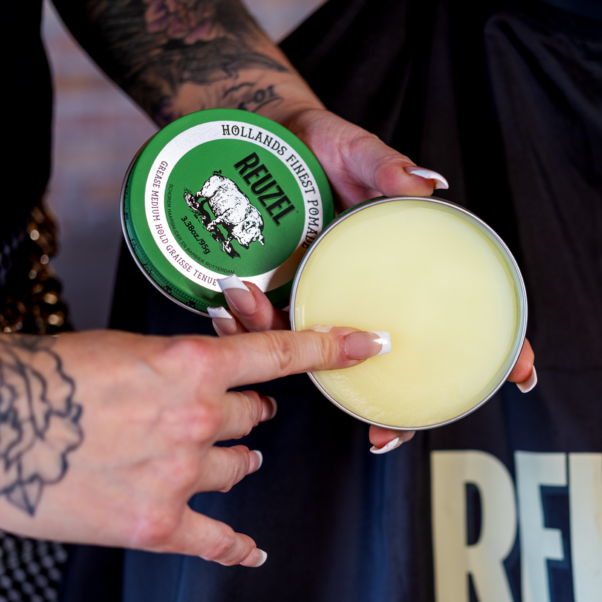 Reuzel - Green Oil Based Medium Pomade Grease The Grease Shop
