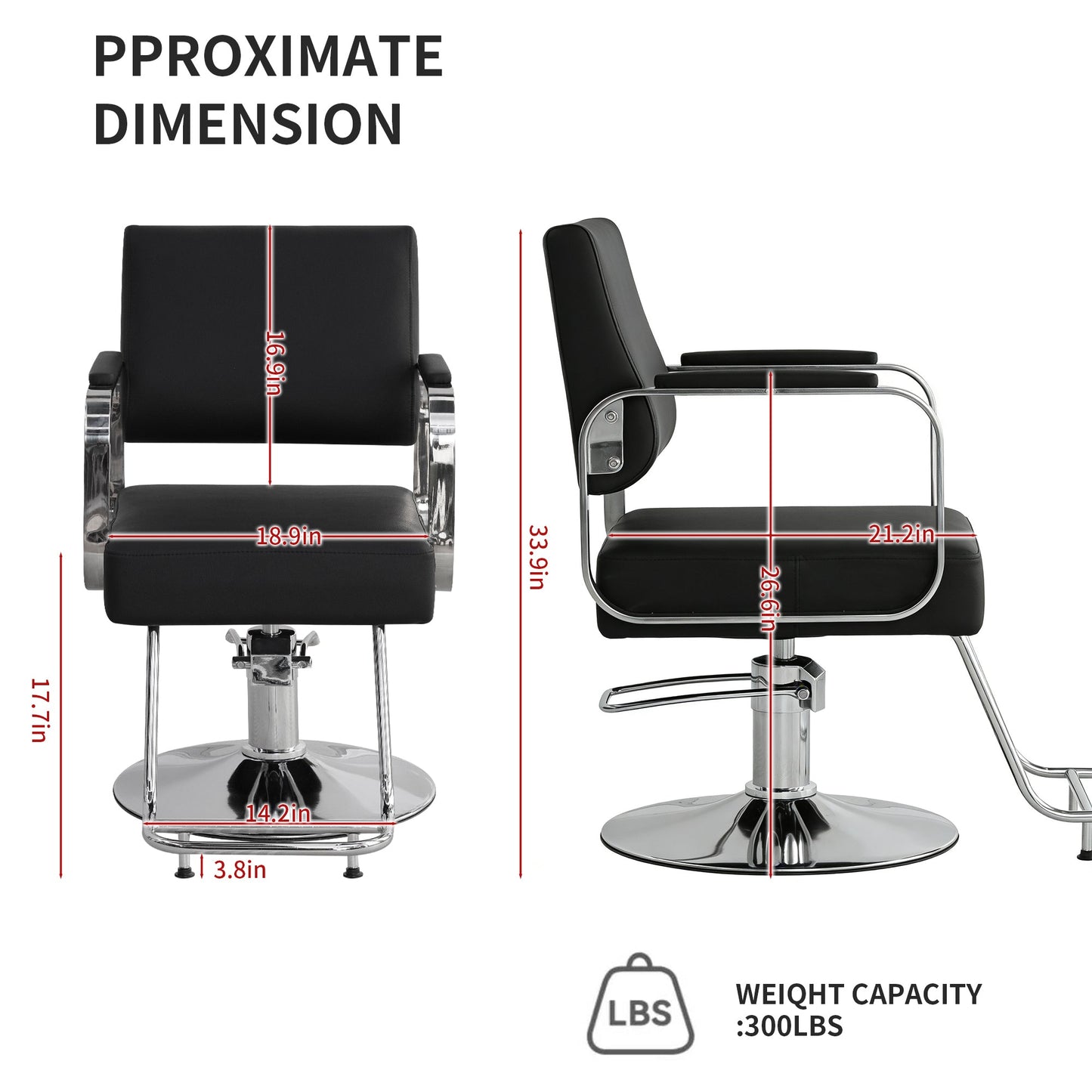 Barber Chair Salon Chair for Hair Stylist Home Furnishers
