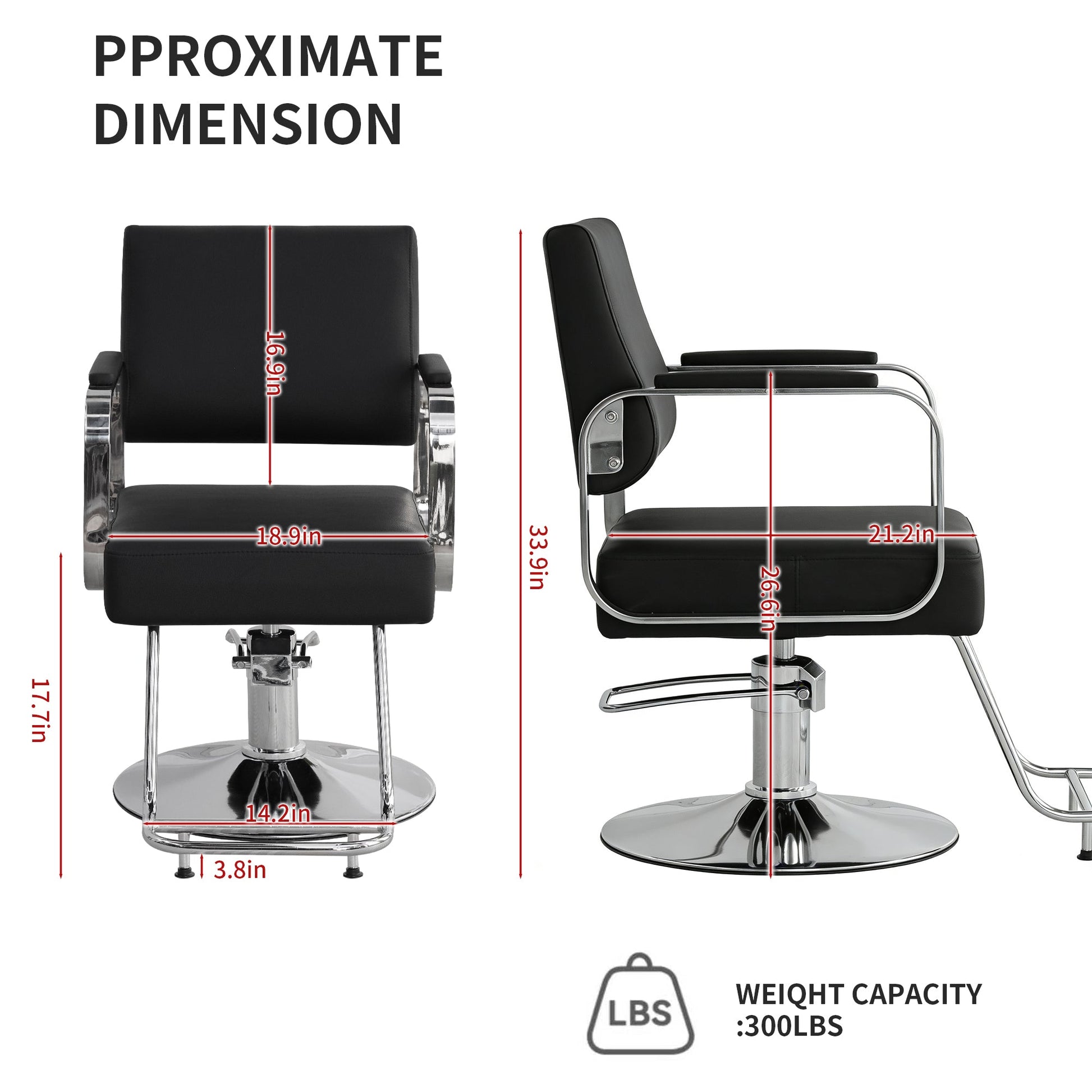 Barber Chair Salon Chair for Hair Stylist Home Furnishers