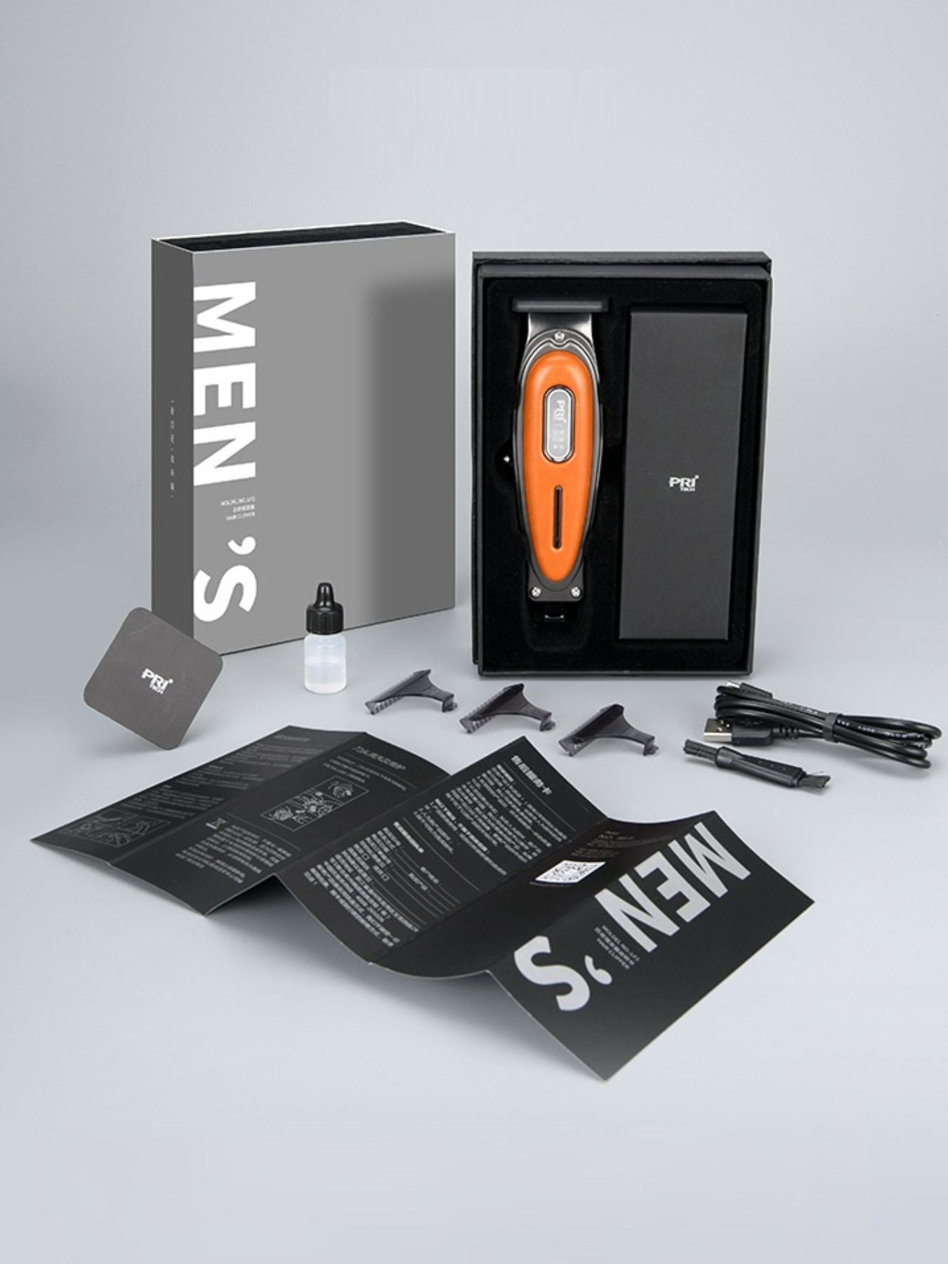 Cordless Hair Clipper with LED Display Unique Oils