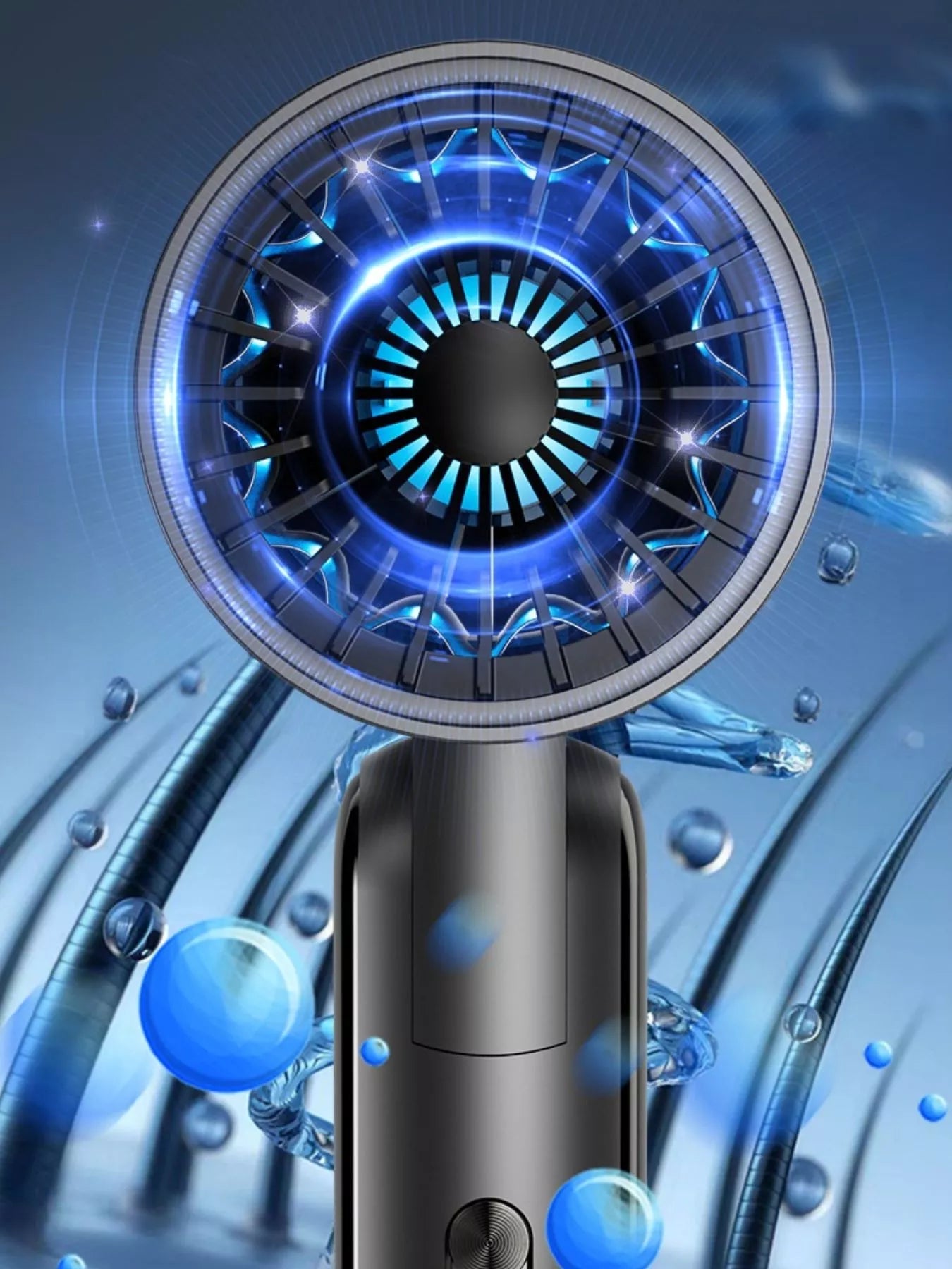 Portable Negative Ion Household Hair Dryer Unique Oils