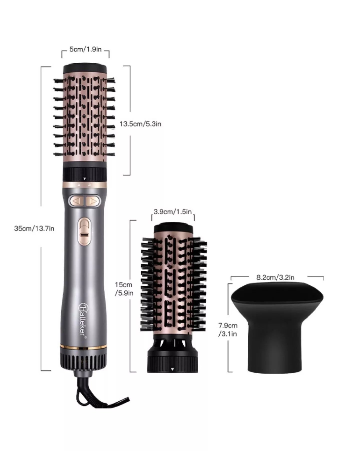 3-in-1 Hot Air Brush Unique Oils