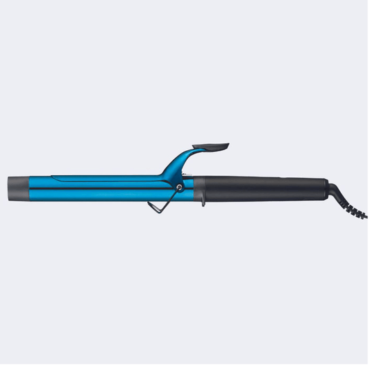 BaBylissPRO Nano Titanium 1.25" Extended Barrel Curling Iron (Black & Blue) VIP Extensions