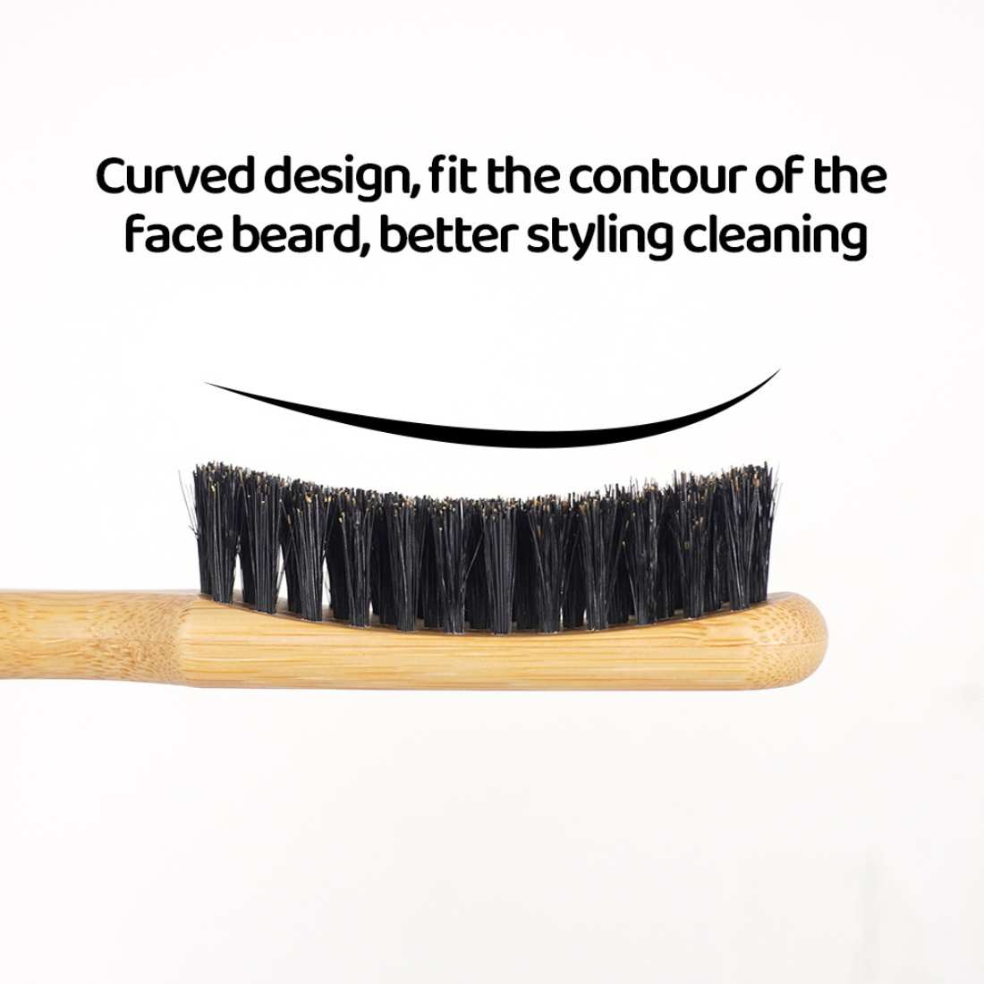 Bamboo Beard Brush Duo Shave Essentials