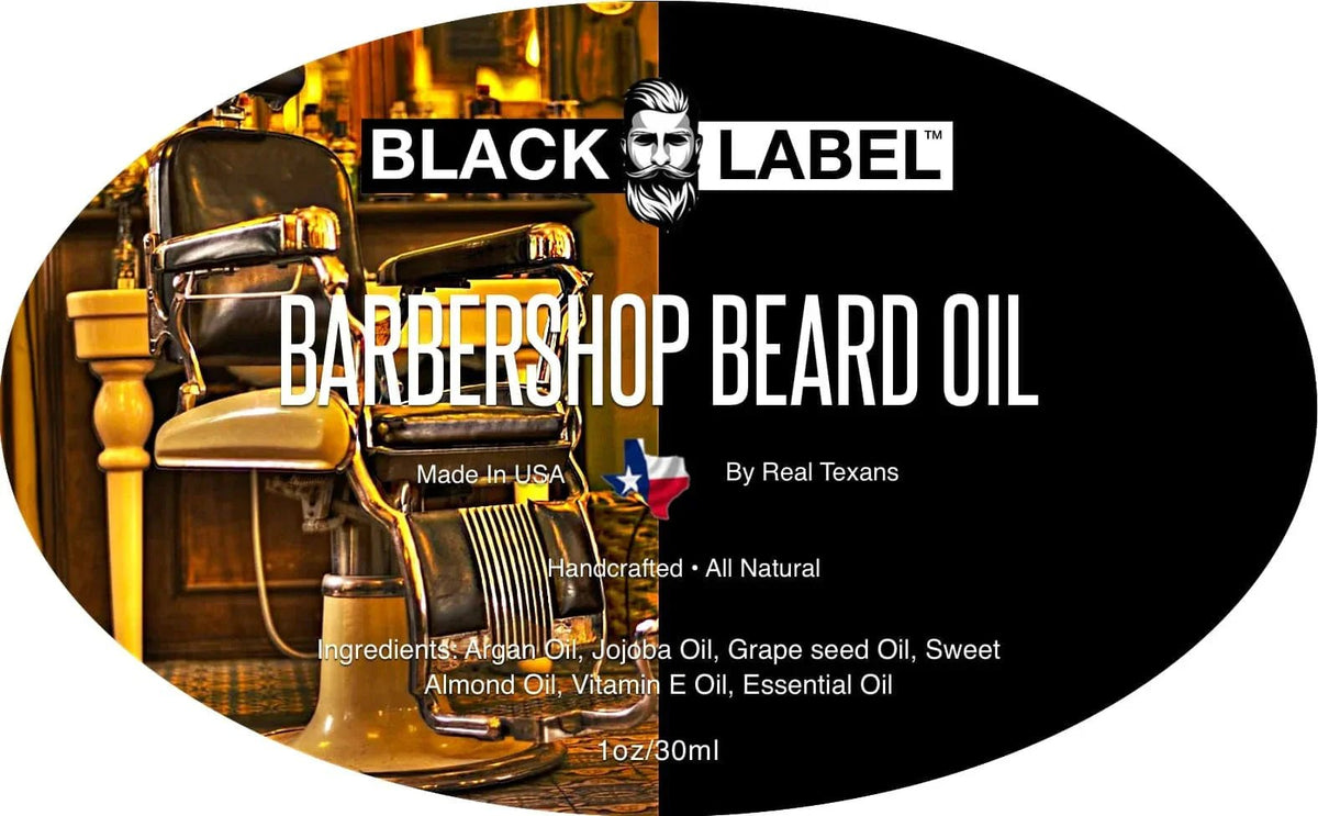 Barbershop Beard Oil Blacklabel Beard Company