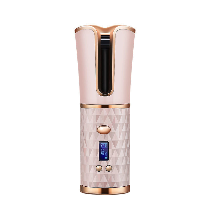 Cordless Automatic Hair Curler Iron Wireless Curling Iron Elyvora LLC