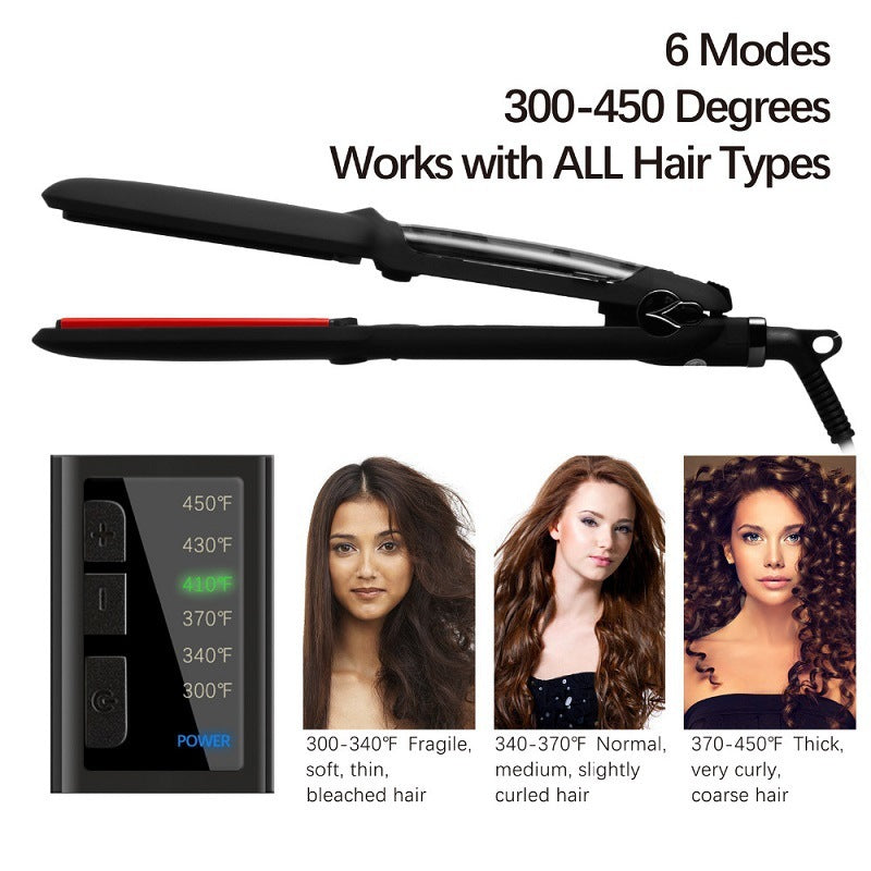 Women's Fashion Infrared Steam Ceramic Hair Straightener FLIPSTYLEZLLC
