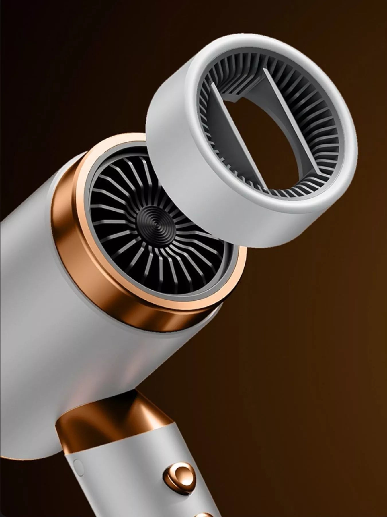 Household Hair Dryer with Temperature Control Unique Oils