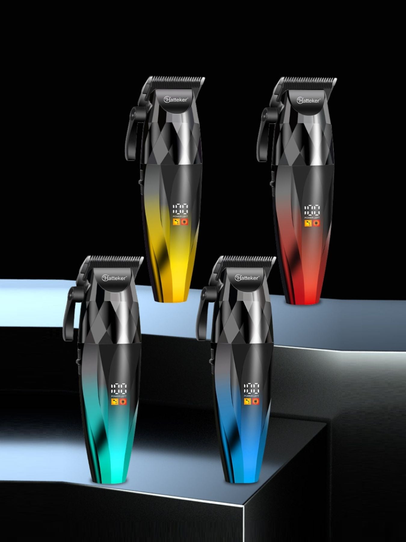 Cordless Hair Clipper with LED Display Unique Oils