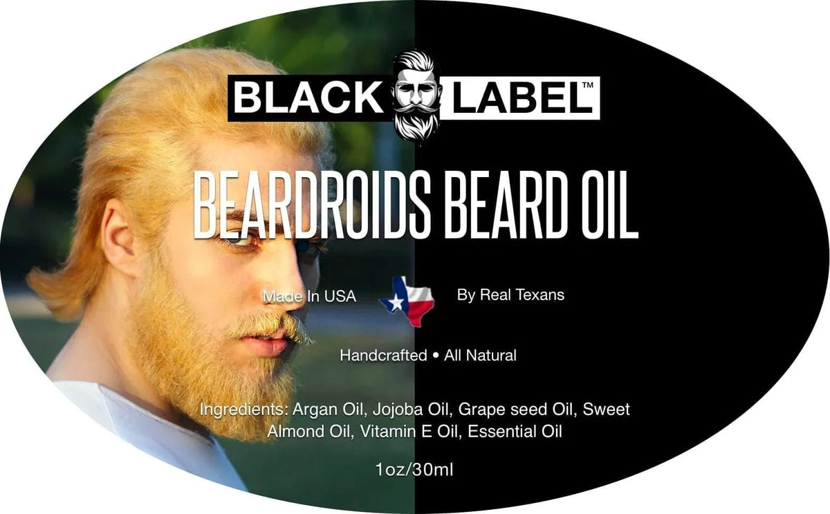 Beardroids Beard Oil I Beard Growth Oil Blacklabel Beard Company