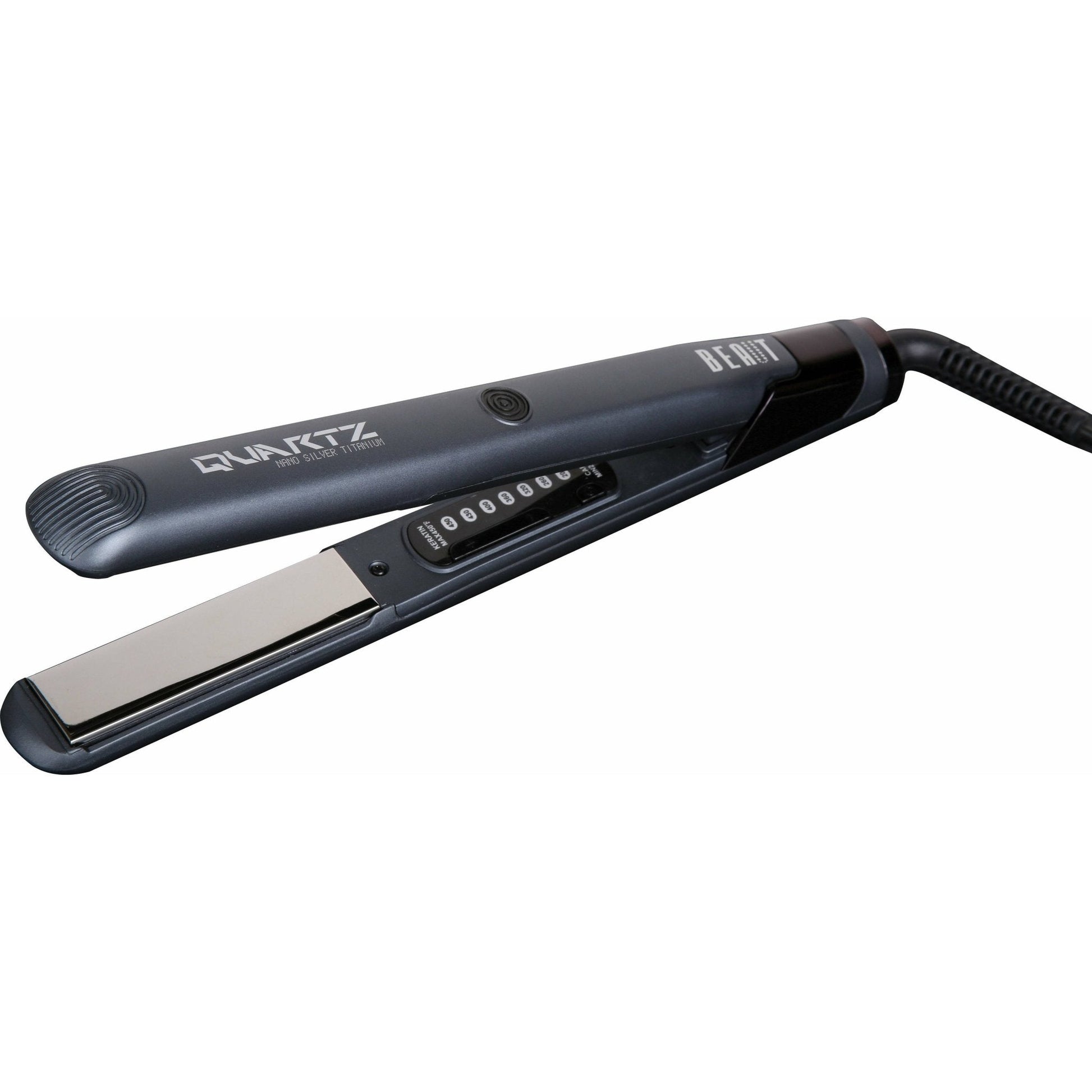 Beaut Allure Quartz Nanosilver 450°F Flat Iron 1" VIP Extensions