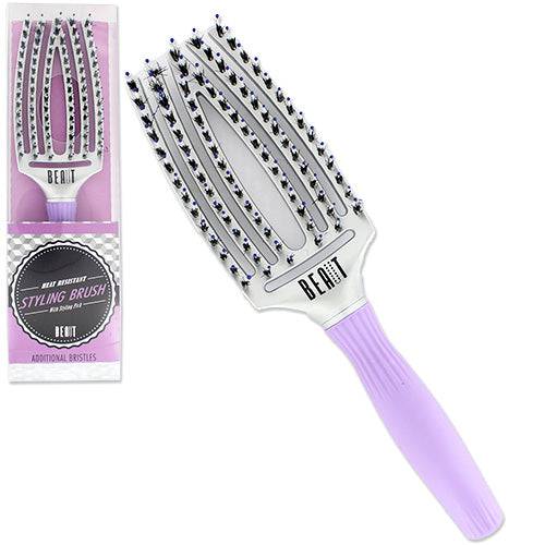 Beaut Heat Resistant Styling Brush with Styling Pick VIP Extensions
