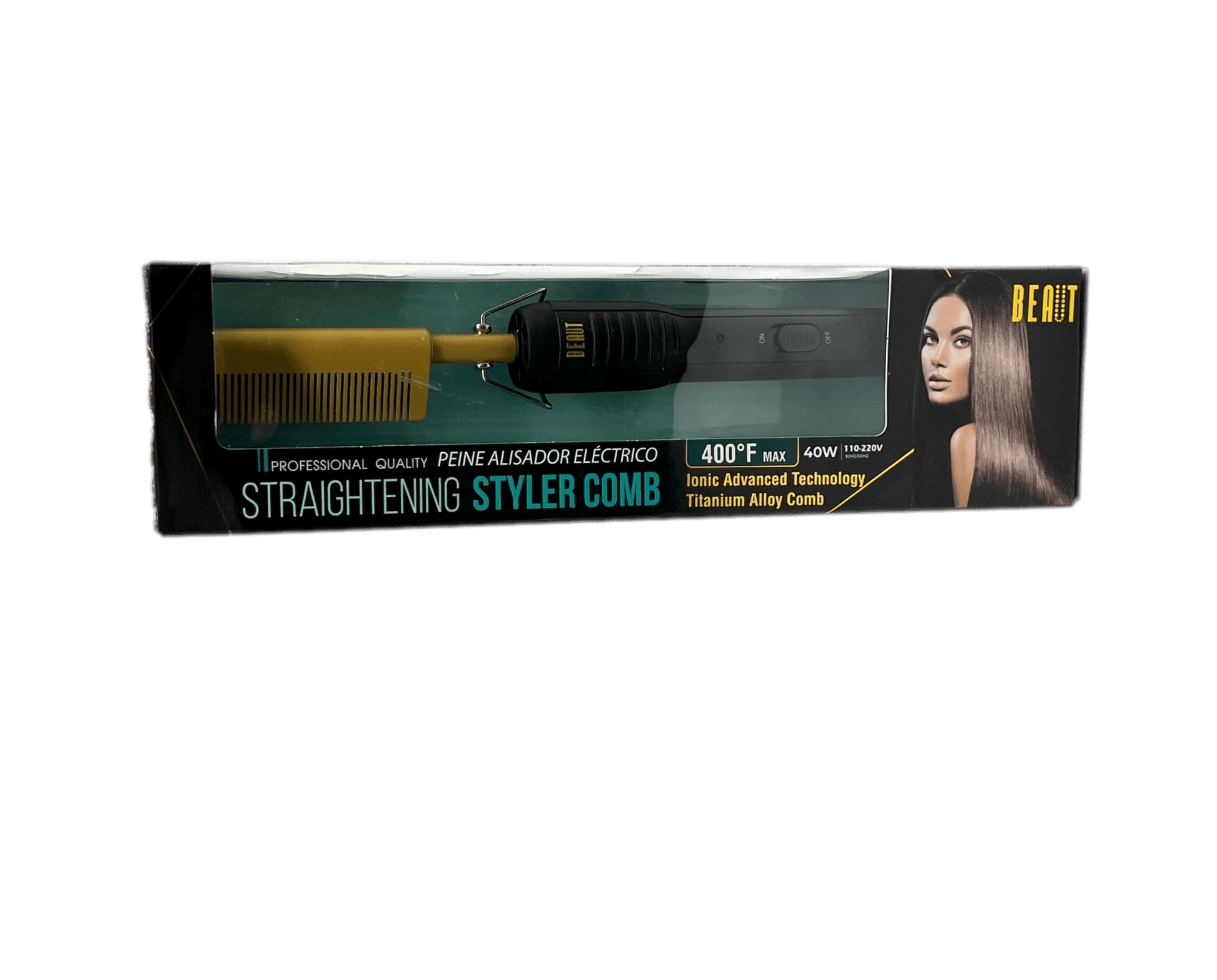 Beaut Straightening Styler Comb 400°F Max VIP Extensions
