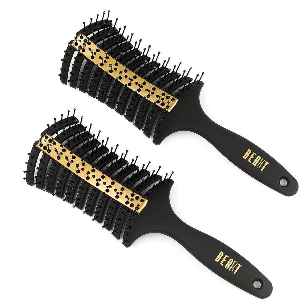 BEAUT VENTED DETANGLER BRUSH W/ CERAMIC PLATE VIP Extensions
