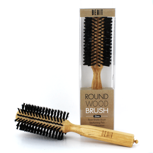 Beaut Wood Round Brush VIP Extensions