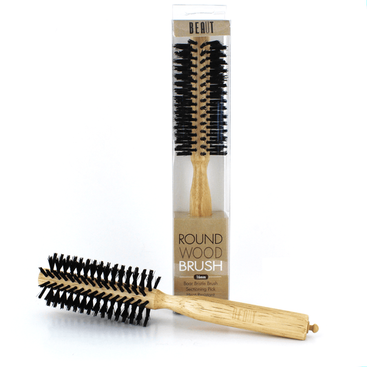 Beaut Wood Round Brush VIP Extensions