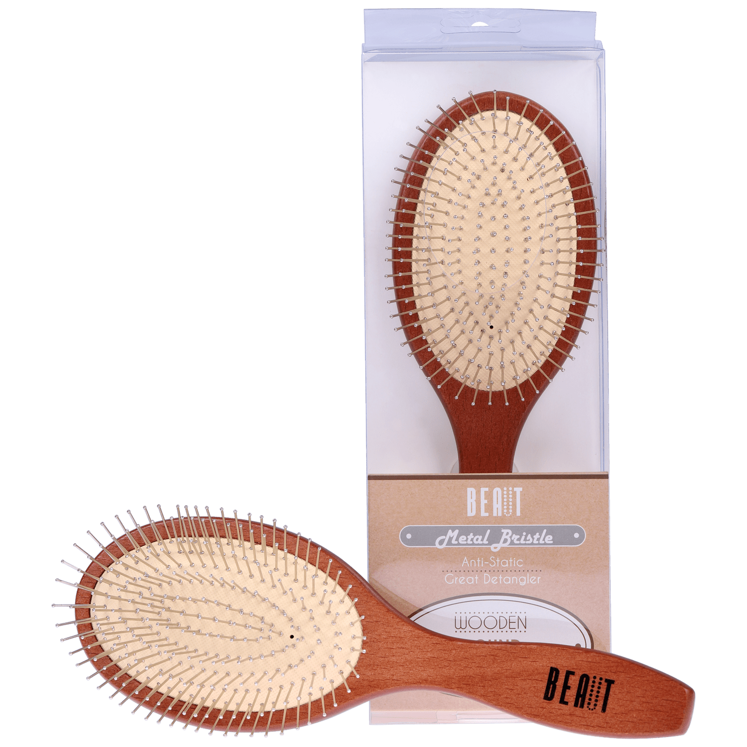 Beaut Wooden Cushion Brush VIP Extensions