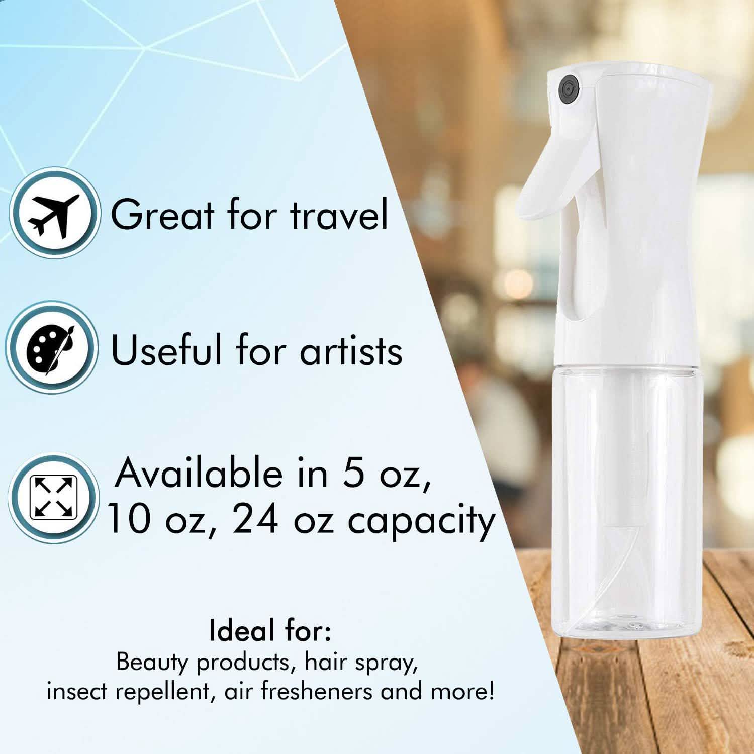 Beautify Beauties Hair Spray Bottle – Ultra Fine Continuous Water Mister DailySale