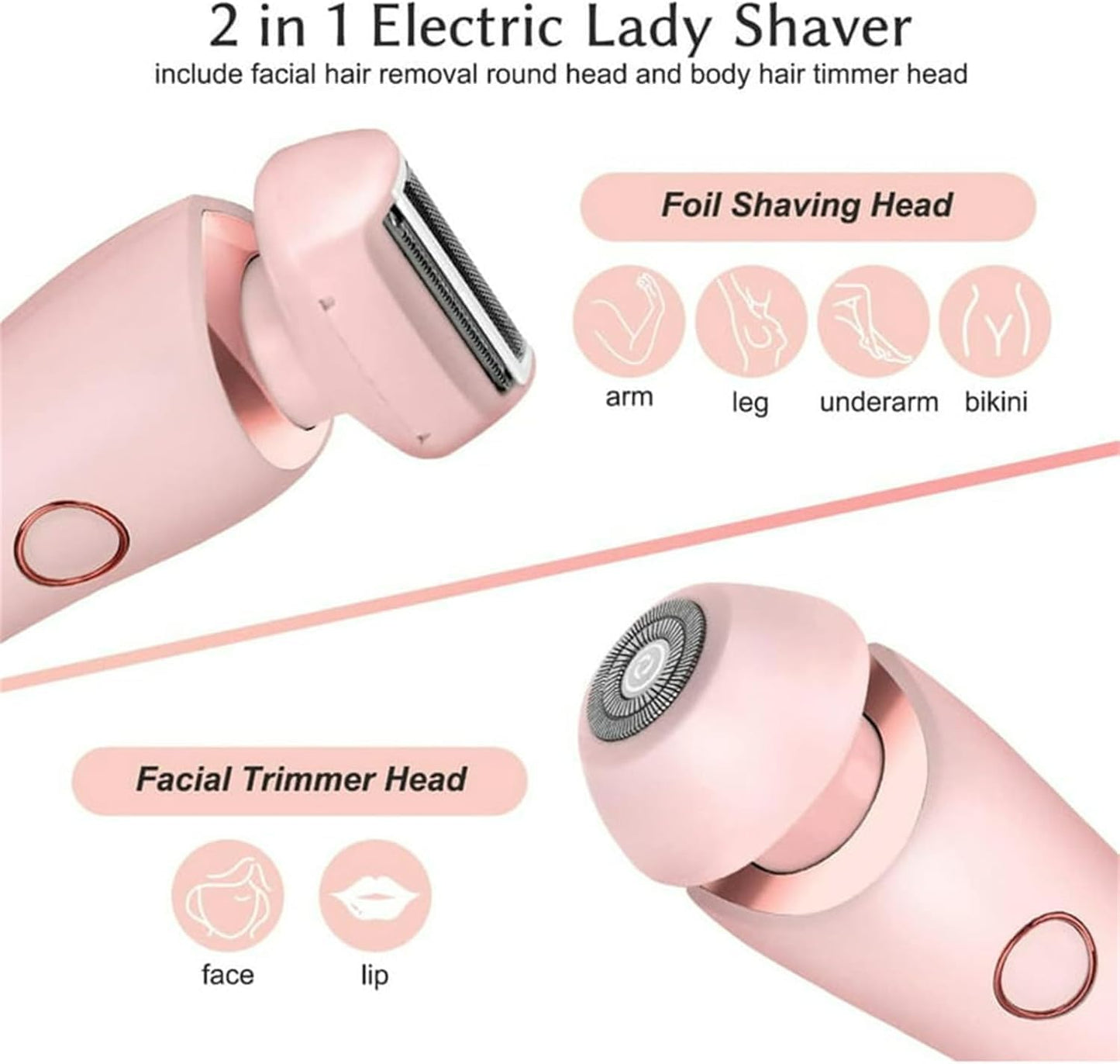 Beauty Bloom Electric Razor, Smoothshave Razor for Women, Smooth ShaveRazor, Omicove Goddess Shaver, Electric Shaver for Women,2 in 1 Wet Dry WaterproofRazor (Blue) 7DAY'S