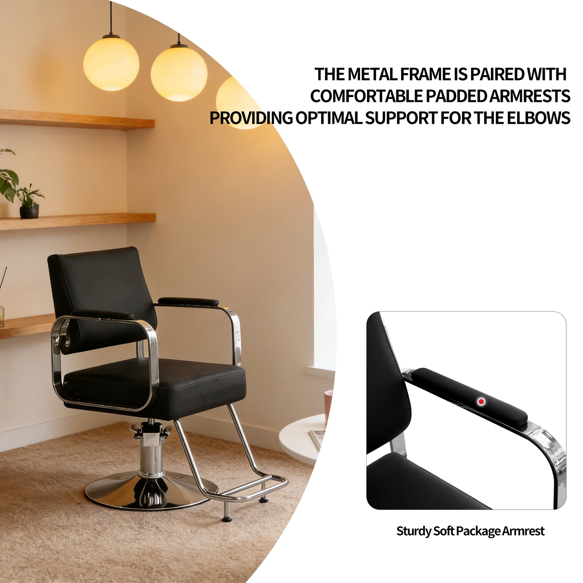 Barber Chair Salon Chair for Hair Stylist Home Furnishers