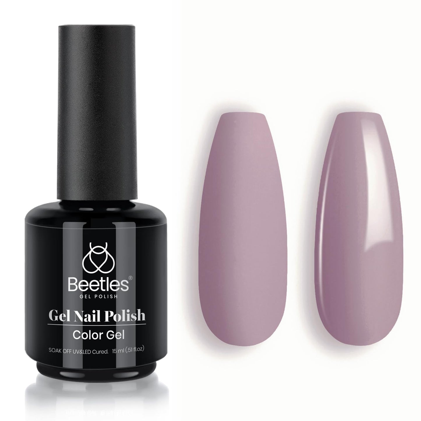 Beetles White Gel Nail Polish,15ml Summer Soak Off UV Gel Polish French Nail Art Manicure Salon DIY Design at Home Gift for Woman