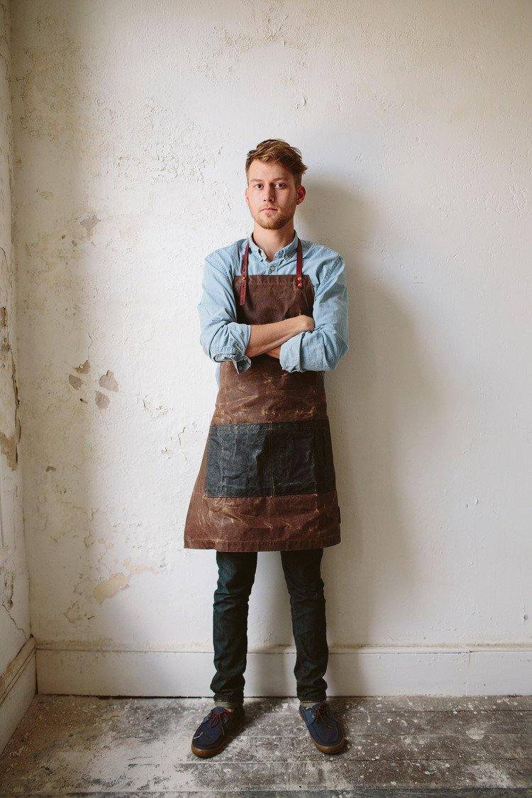 The Charles Waxed Canvas Apron Sturdy Brothers