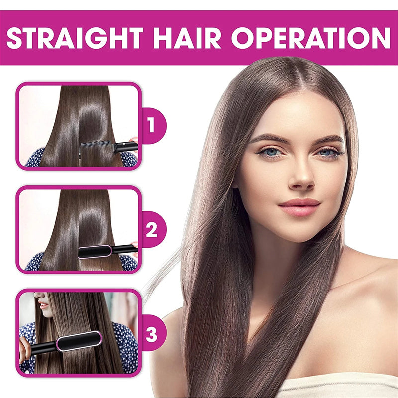 2 In 1 Hair Straightener Hot Comb Curling Brush Sell My Stuff