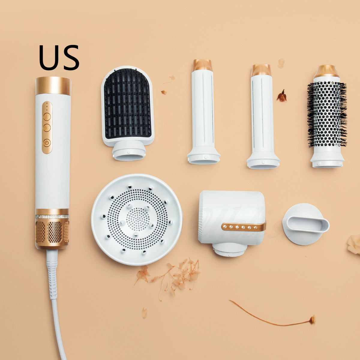 7-in-1 Hot Air Comb Automatic Curling Wand Elyvora LLC