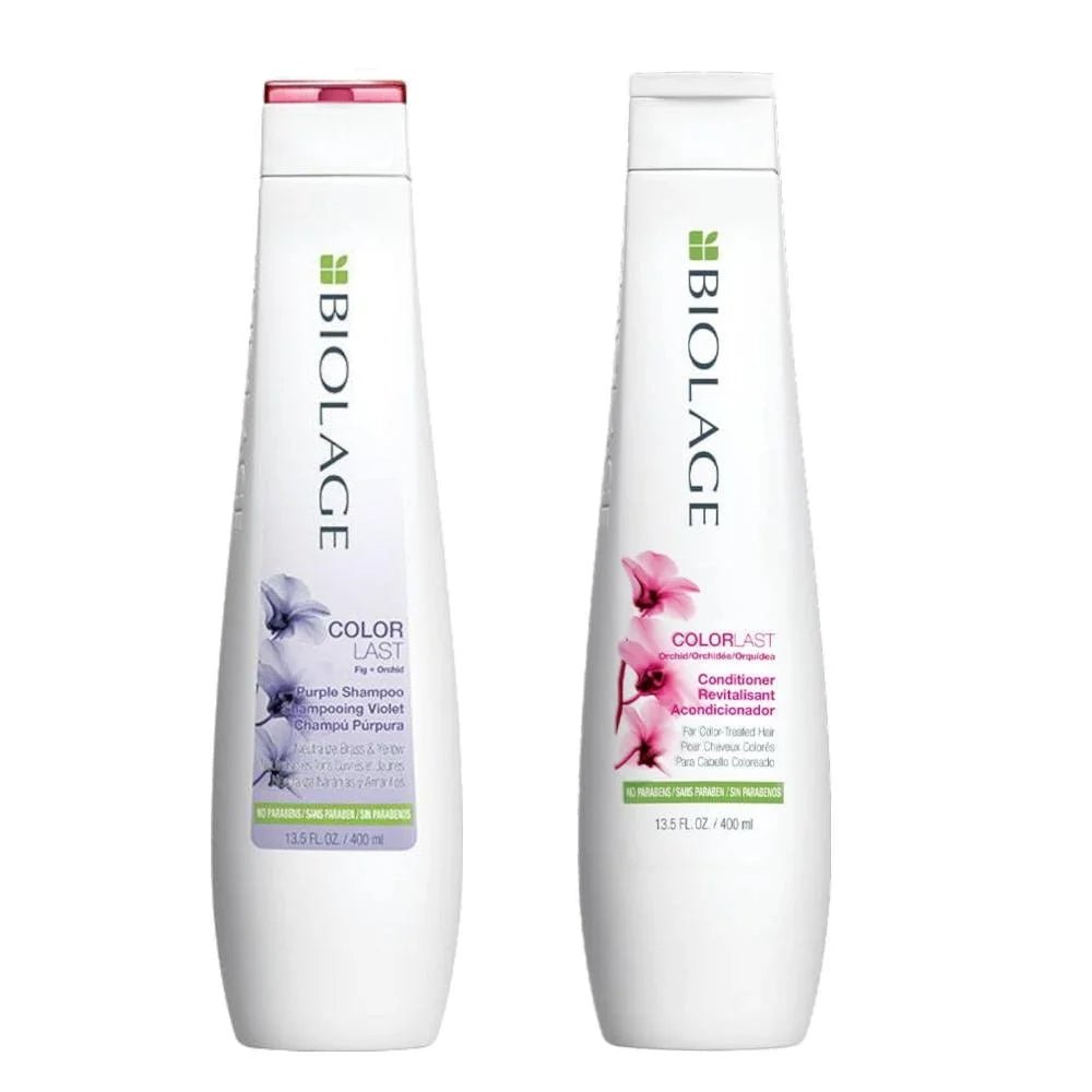Biolage ColorLast Purple Shampoo & Conditioner Duo 13.5 oz VIP Extensions