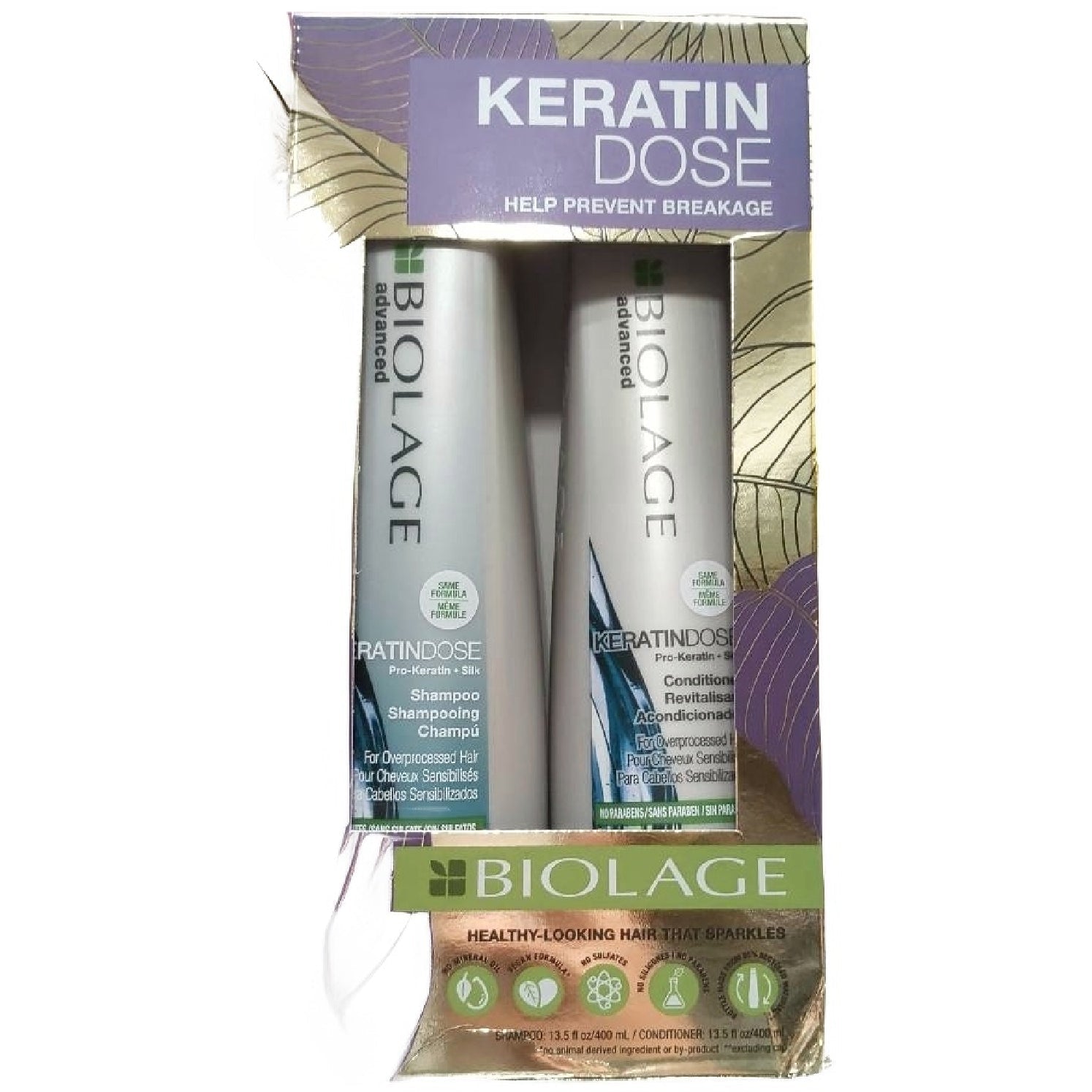 Biolage Keratindose Shampoo & Conditioner Gift Set VIP Extensions