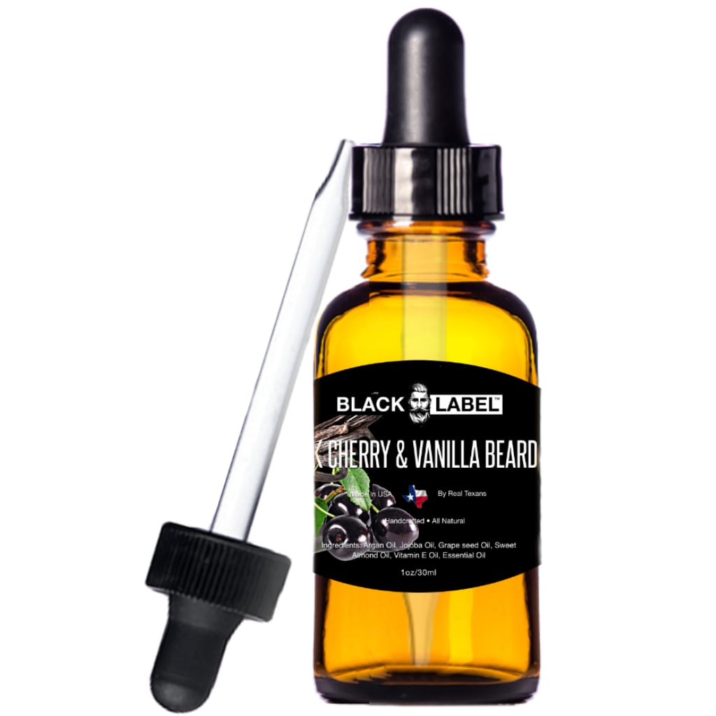 Black Cherry Vanilla Beard Oil Blacklabel Beard Company