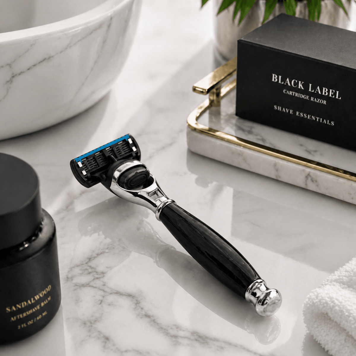 Black Label 5-Blade Cartridges Shave Essentials