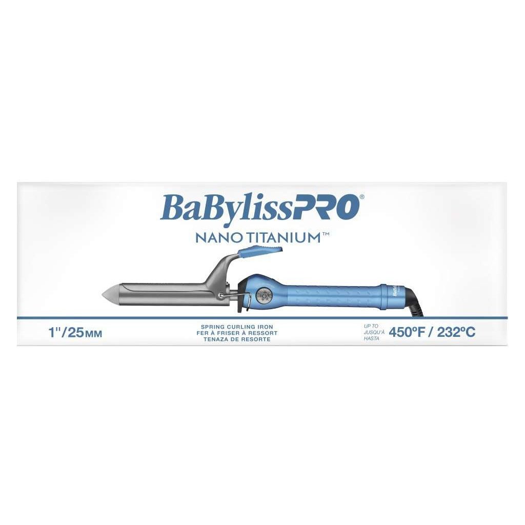 Babylisspro Nano Titanium Spring Curling Iron My Beauty Site Pro