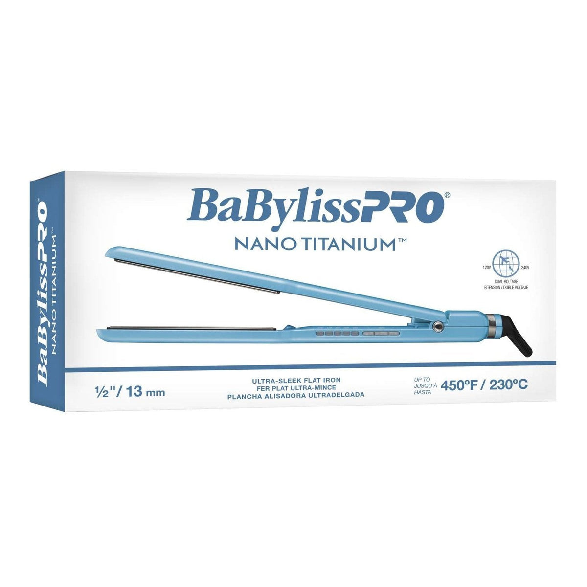 Babylisspro Nano Titanium 12 Inch Ultra-Sleek Flat Iron My Beauty Site Pro