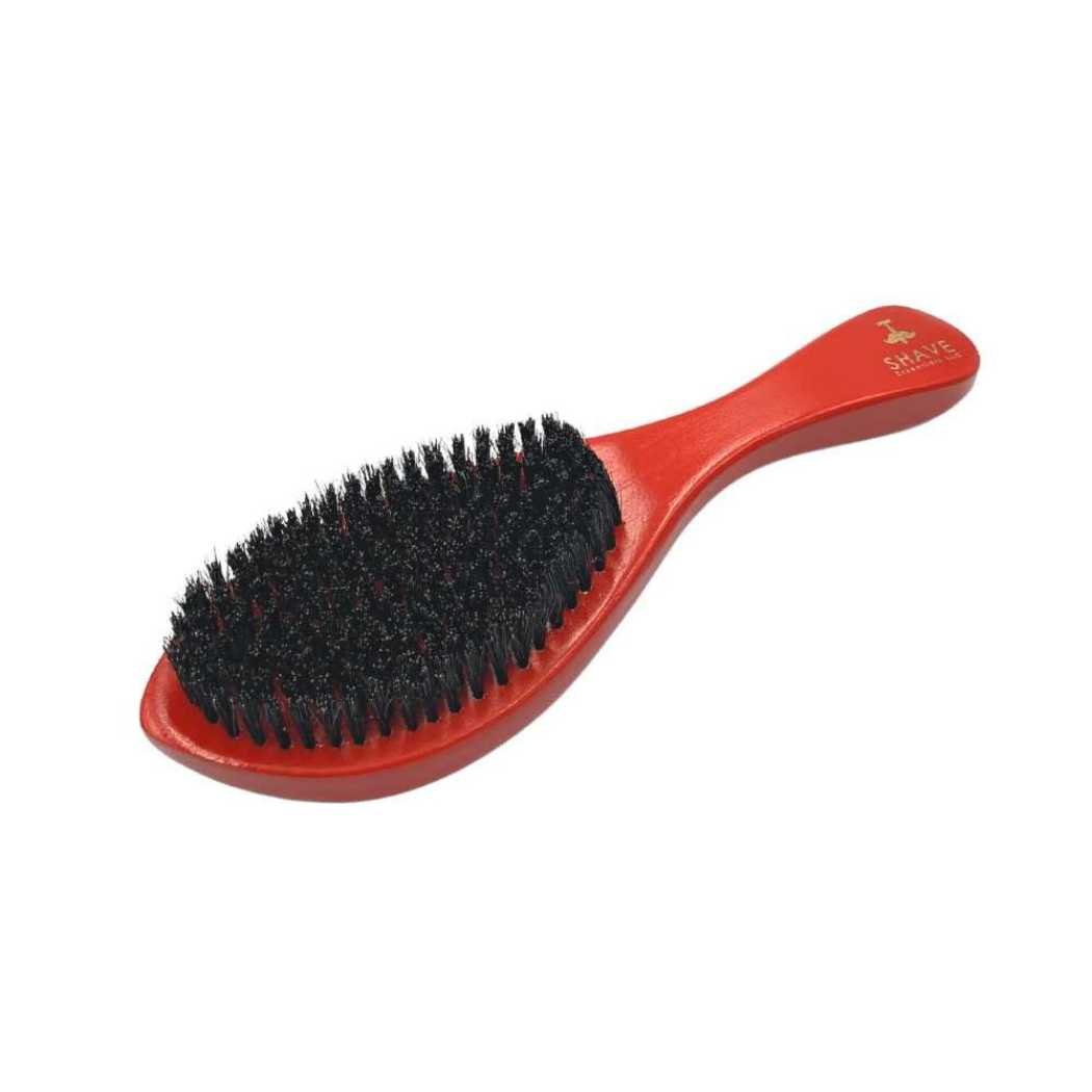 Boar Bristle Hair Brush with Handle Shave Essentials