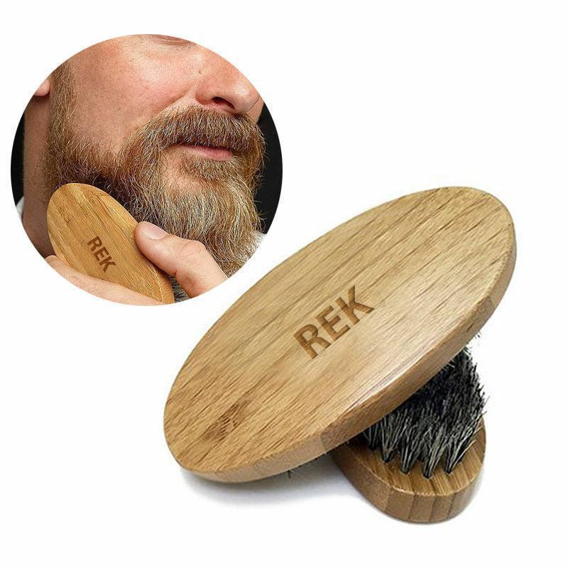 Boar Bristles Beard Brush | REK Cosmetics REK Cosmetics