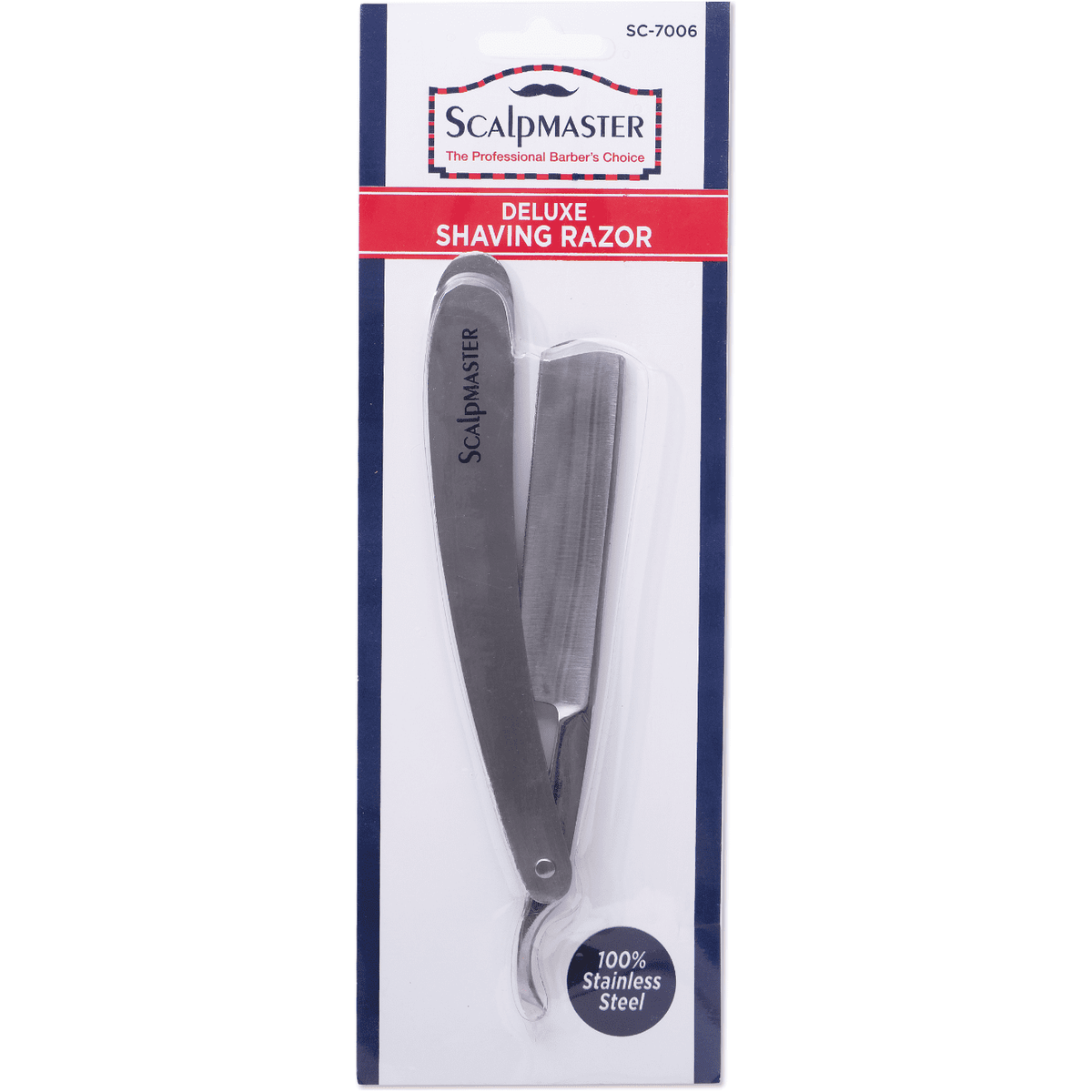 Scalpmaster Deluxe Stainless Steel Shaving Razor SC-7006 Pasteur Pharmacy