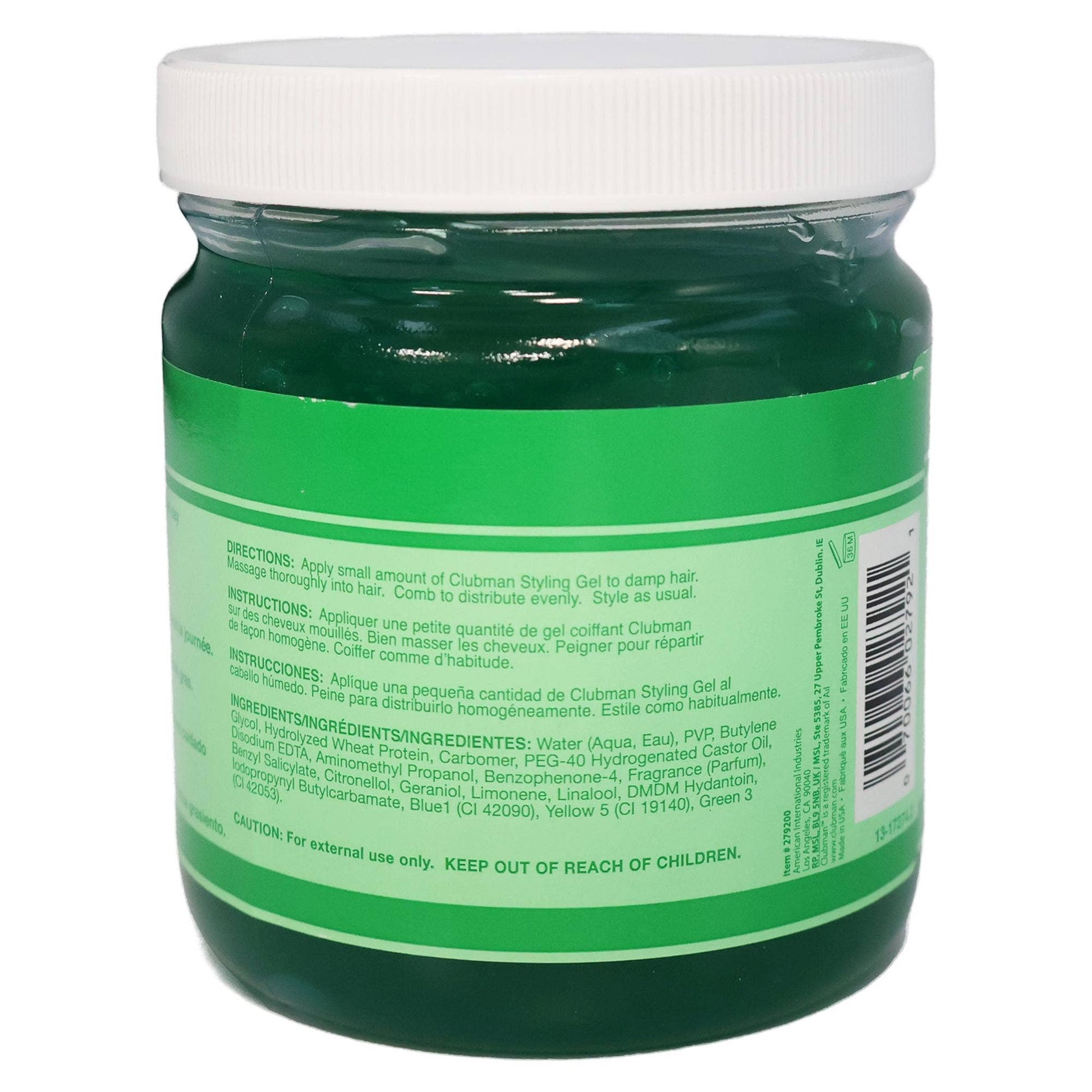 Pinaud Clubman Styling Gel The Grease Shop