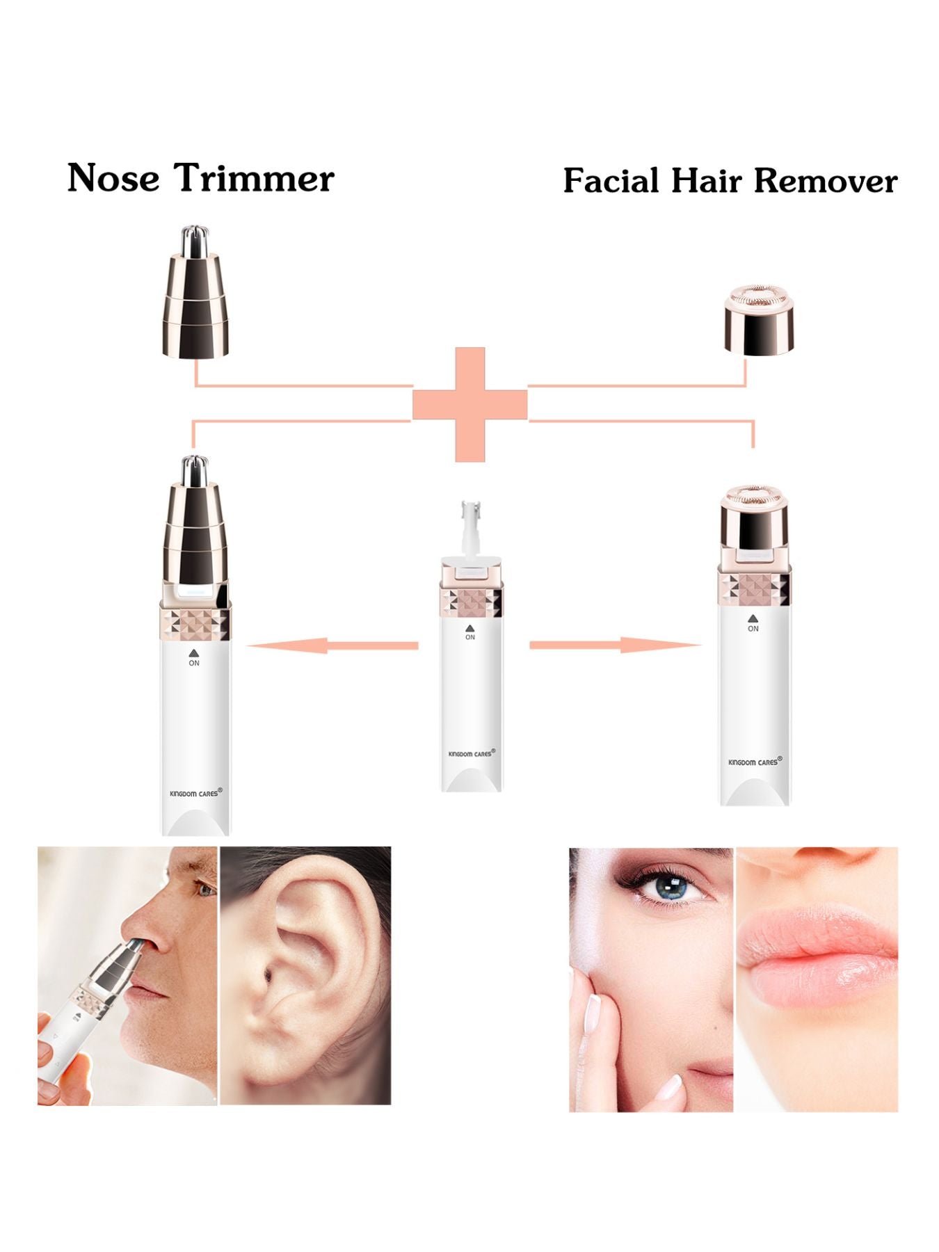 Portable Nose Hair Trimmer Unique Oils