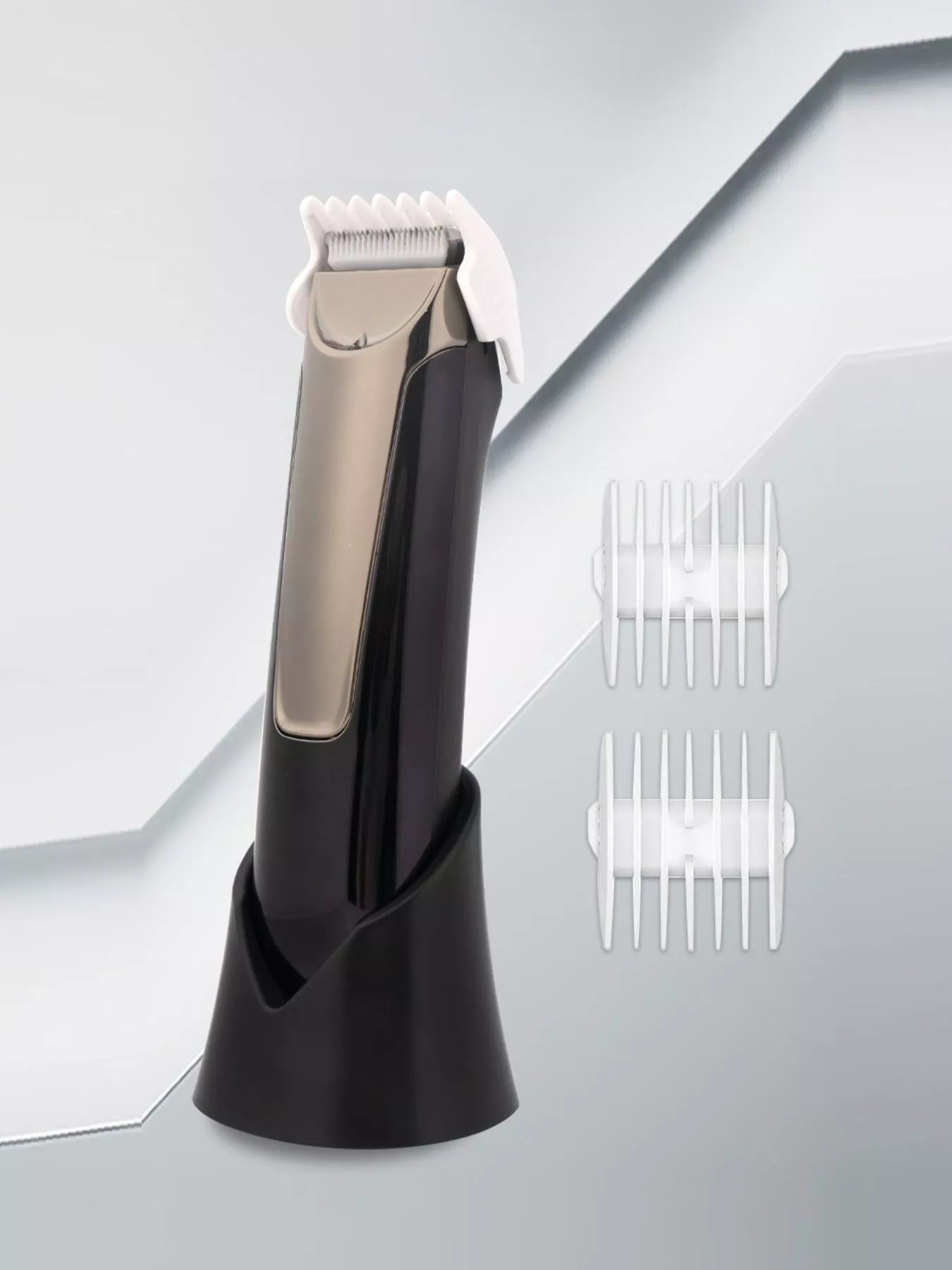 Men's Waterproof Electric Trimmer with LCD & Dock Charging Unique Oils