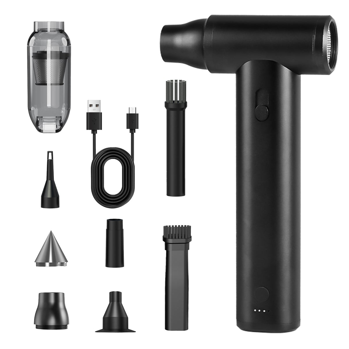 Compressed Air Duster Brushless Motor 250000RPM Stepless Variable Speed 10000mAh Battery Cordless Dust Blower Vacuum Cleaner Portable Jet Dry Blower f GBruno Store