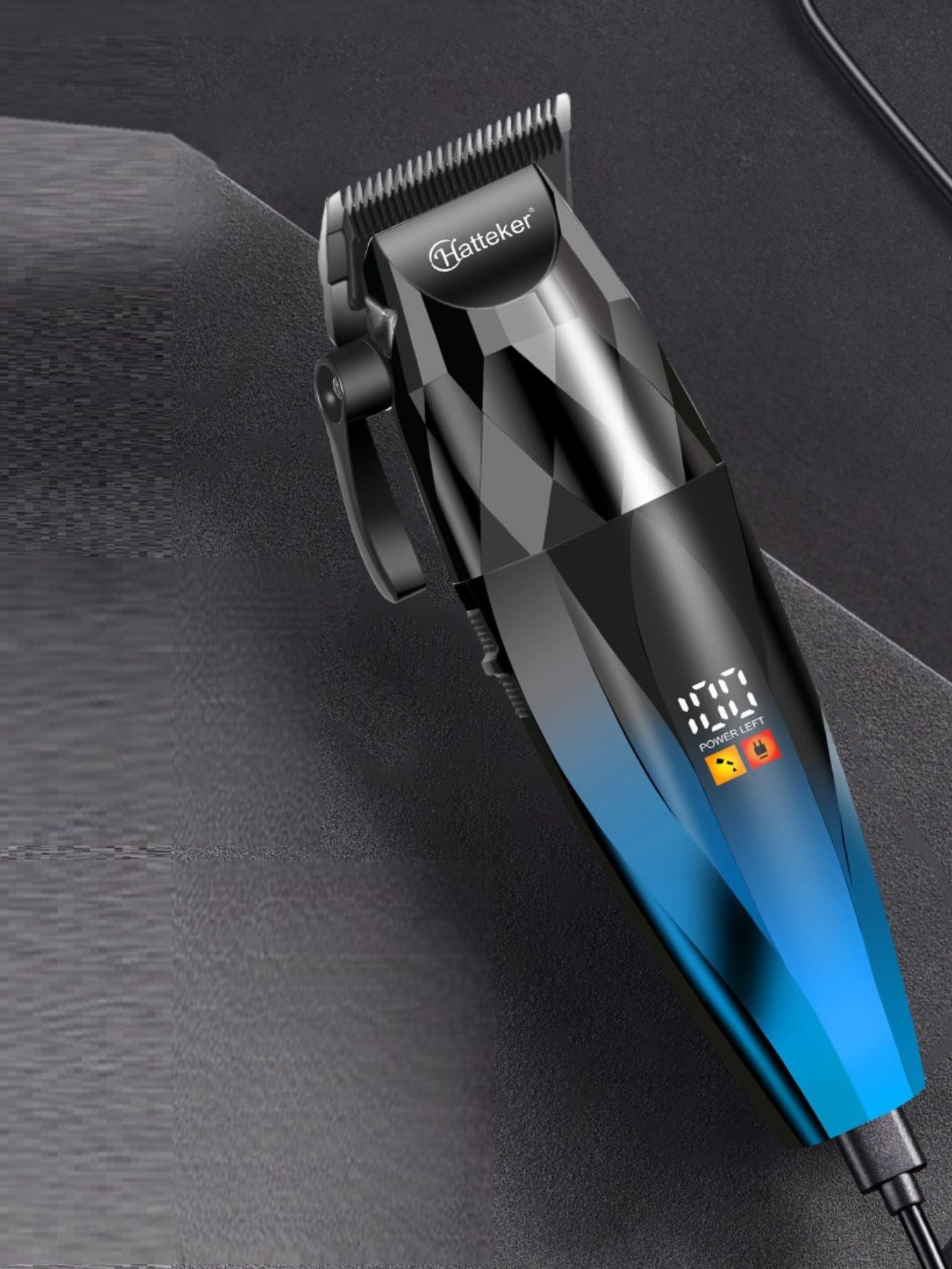 Cordless Hair Clipper with LED Display Unique Oils