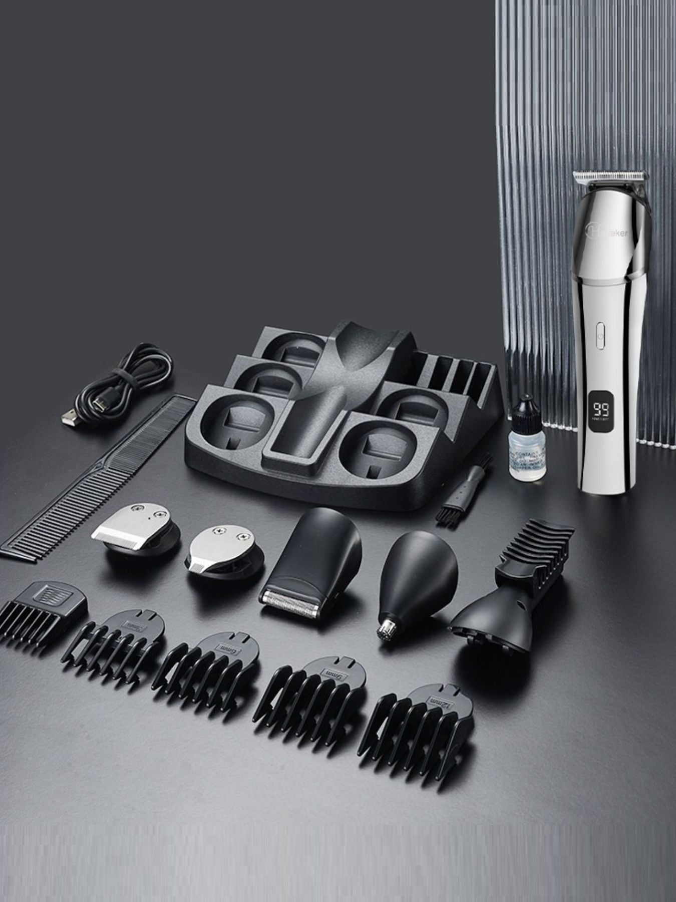 Cordless Hair Clipper Trimmer Unique Oils