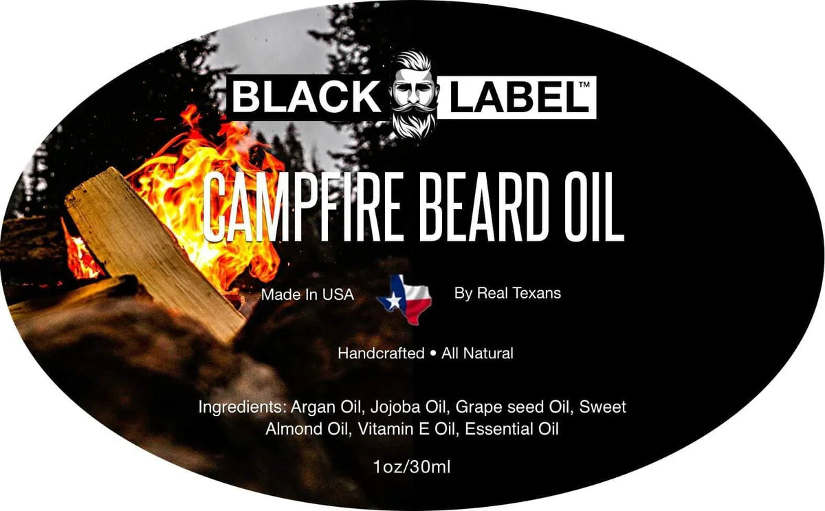 Campfire Beard Oil Blacklabel Beard Company