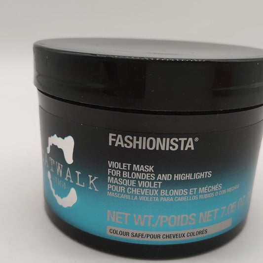 TIGI Catwalk Fashionista Violet Mask for Blondes & Highlights 7.05 oz VIP Extensions