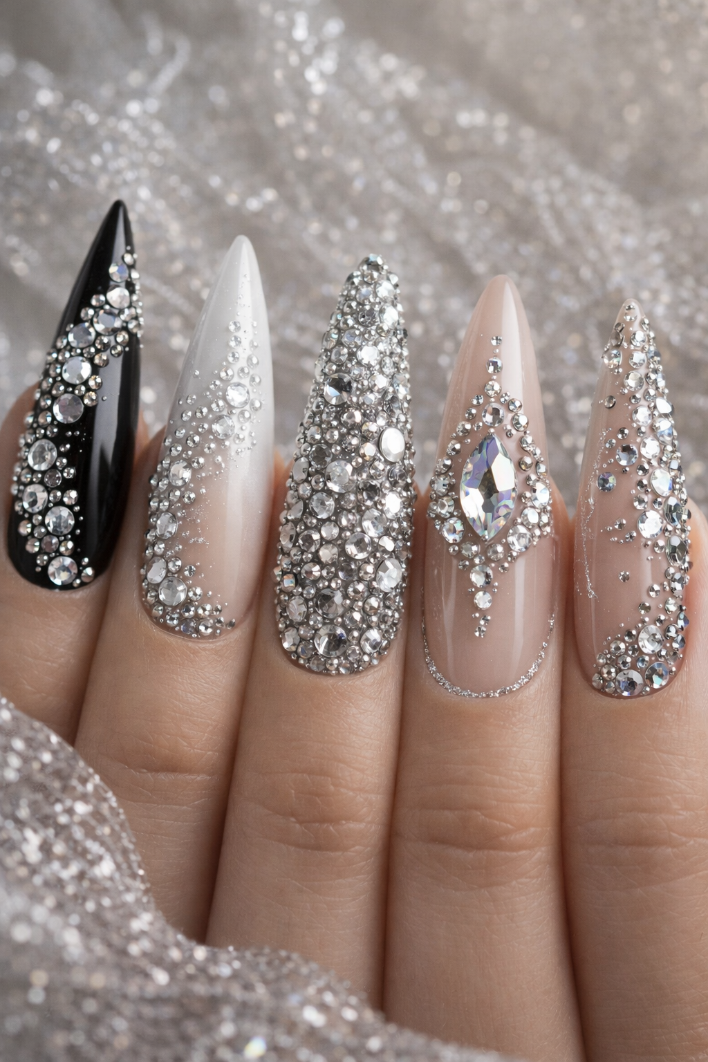 Gel-Le - Luxury Rhinestone Kit #34 (Silver)