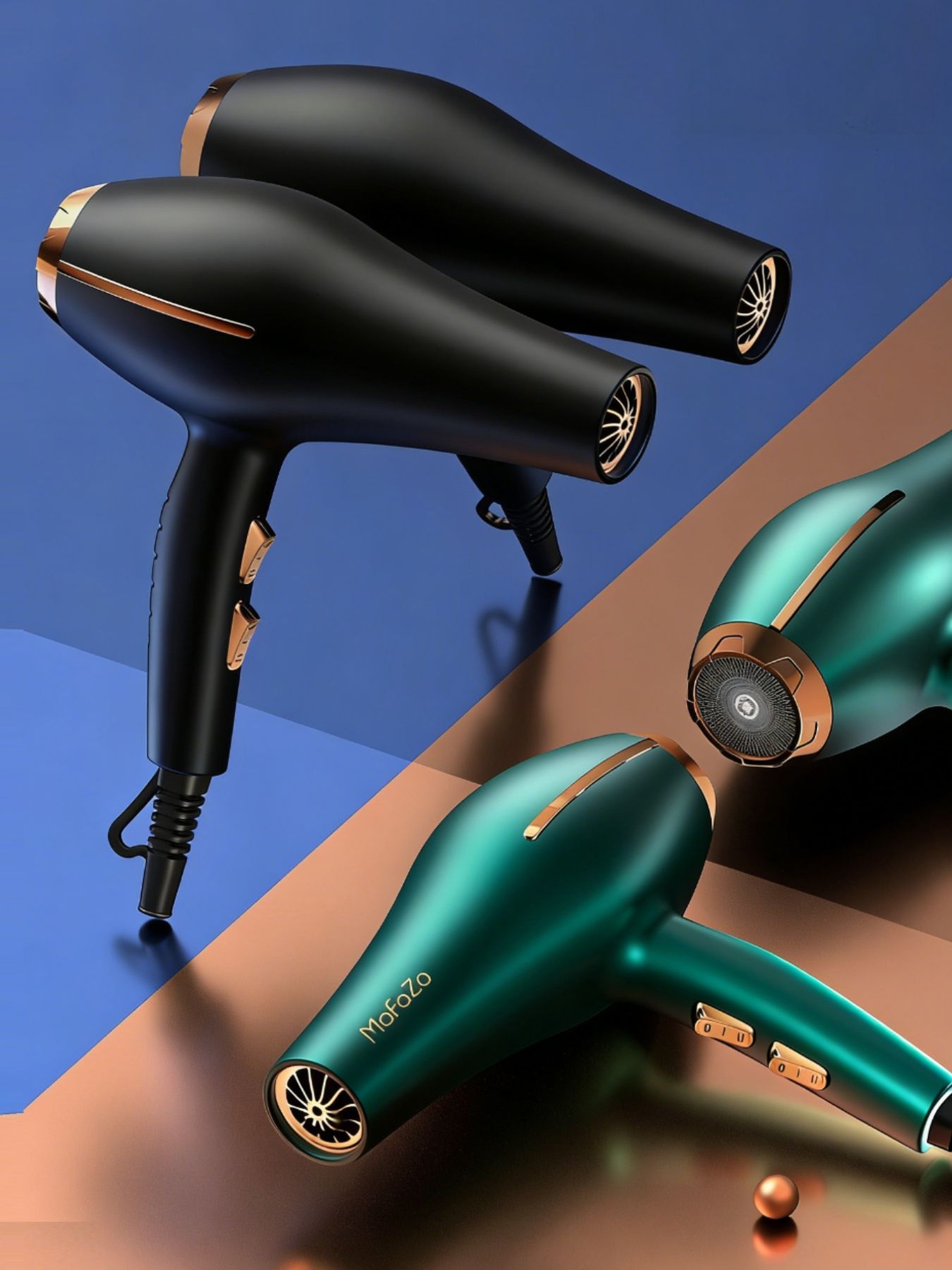 Adjustable Temperature Hair Dryer Unique Oils