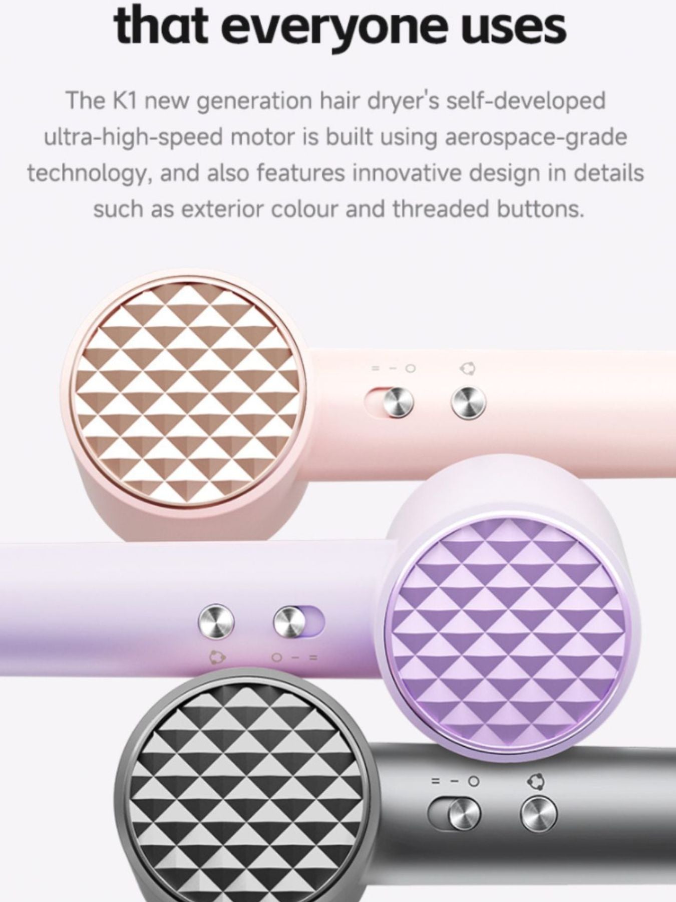 Lightweight High-Speed Hair Dryer Unique Oils