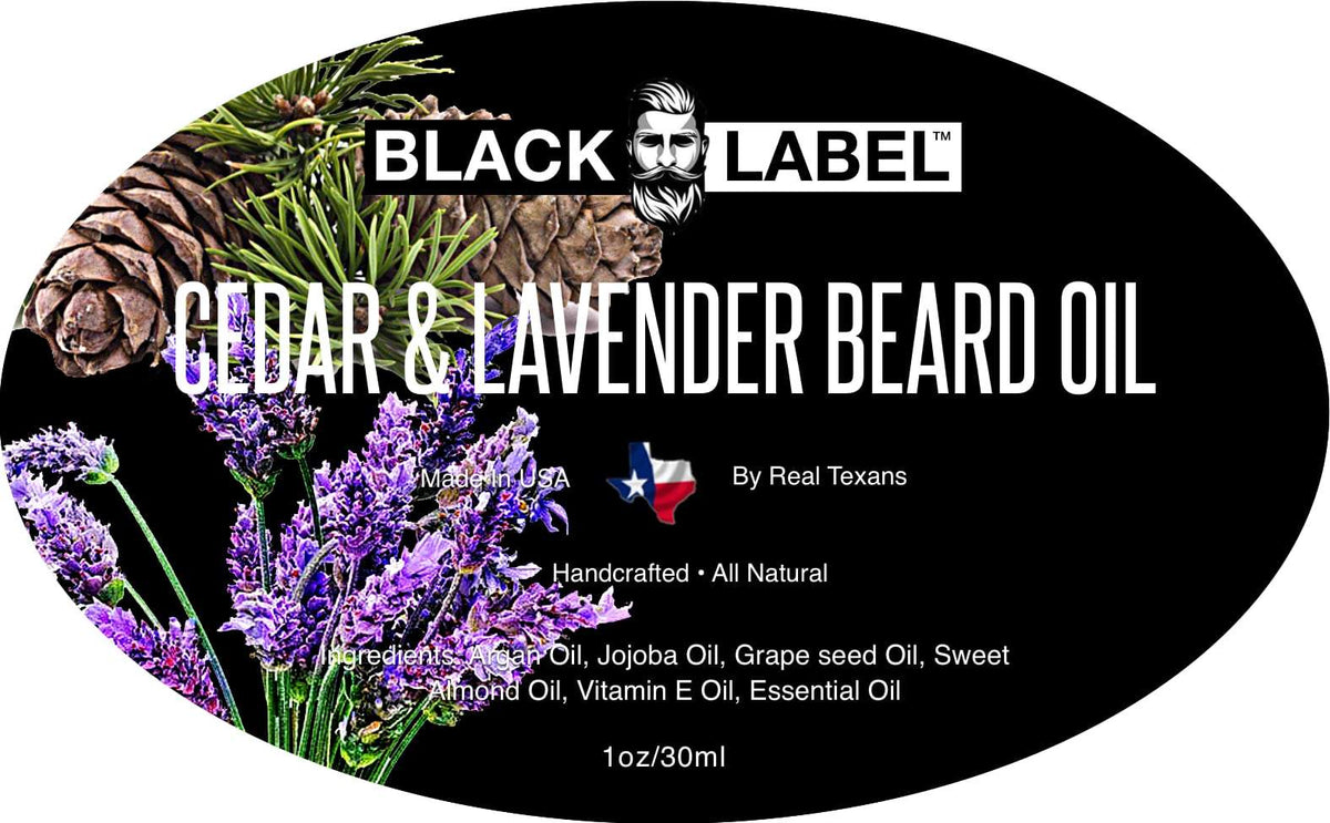 Cedar & Lavender Beard Oil Blacklabel Beard Company