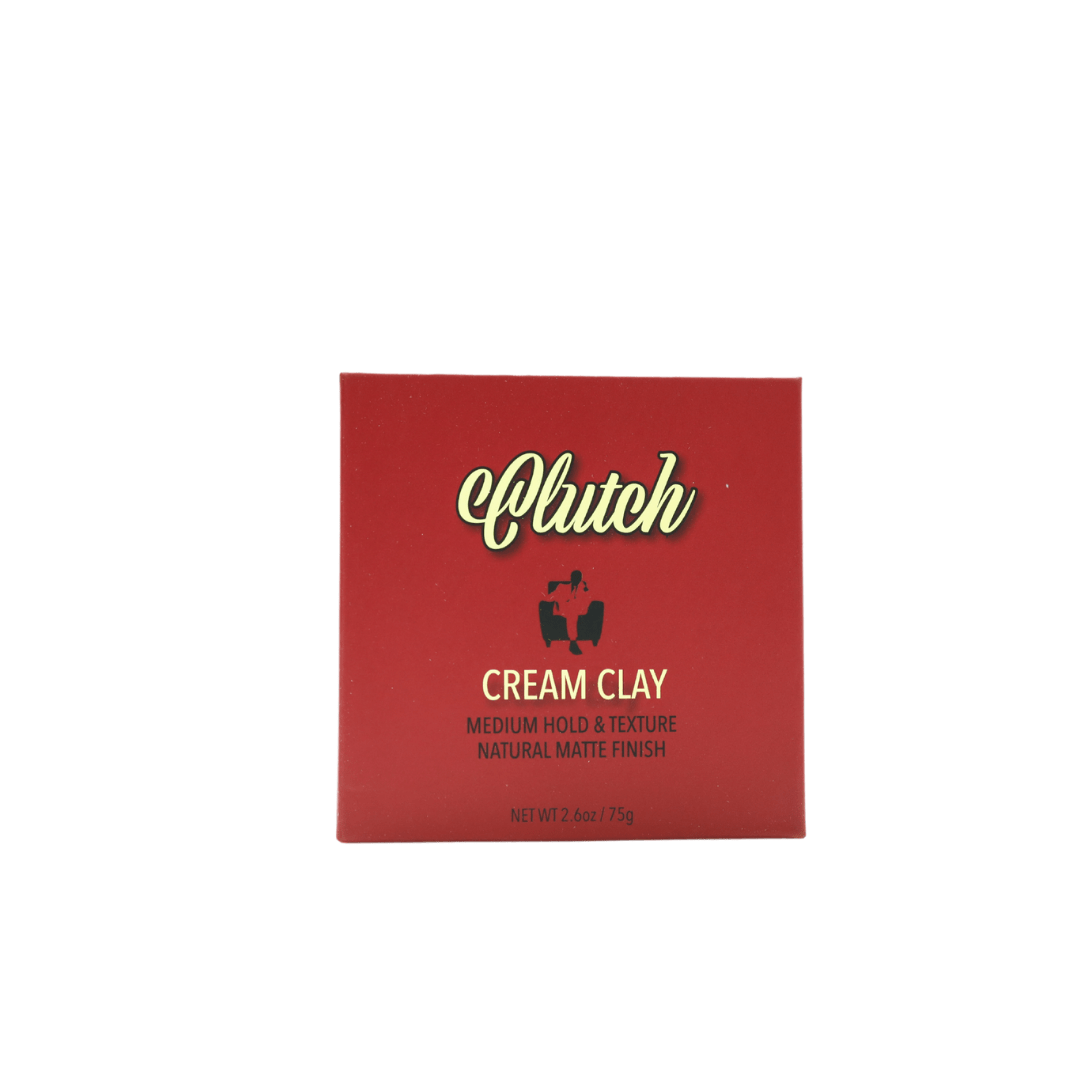 CLUTCH – Cream Hair Clay for Strong Hold & Matte Texture – 2.6oz | TheSalonGuy